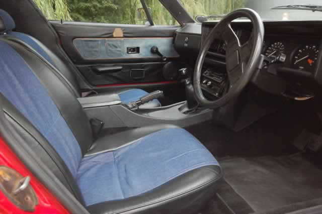 Triumph TR7 Coke Car interior