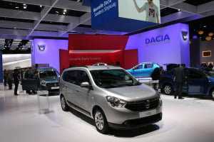 Dacia stand at the Paris Motor Show 2012