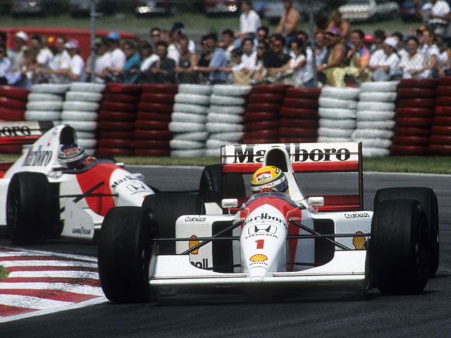 McLaren Honda at the 1992 Canadian Grand Prix