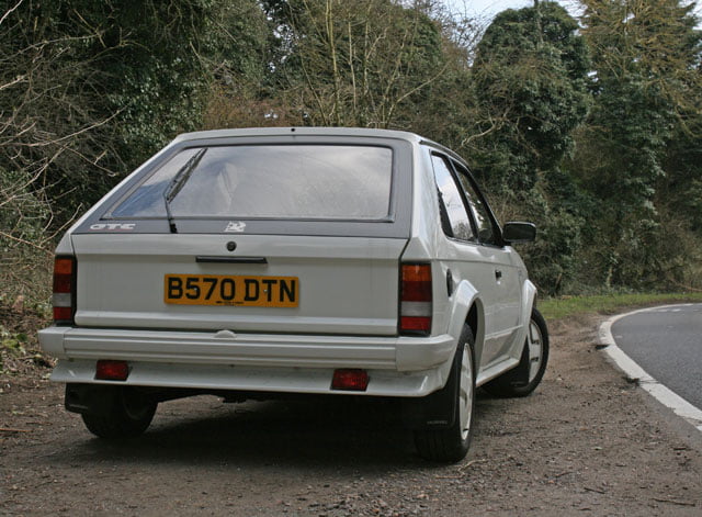 Rear of MK1 Vauxhall Astra GTE