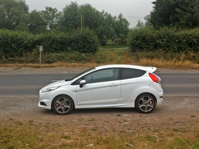 Side view of Ford Fiesta ST