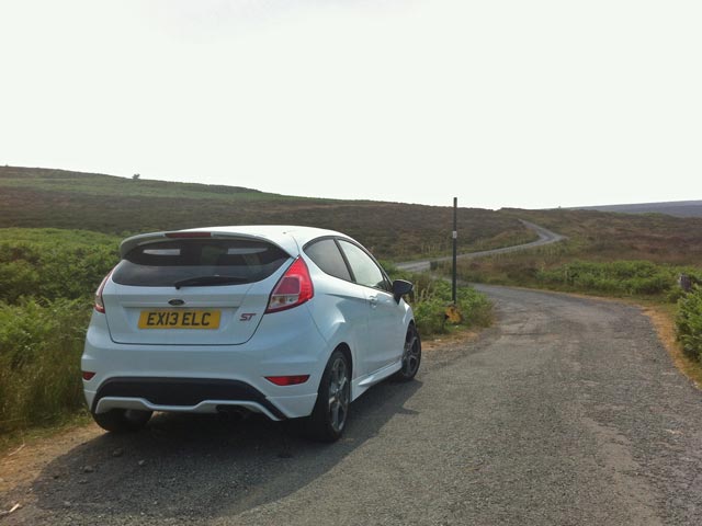 Ford Fiesta ST on review in North Wales