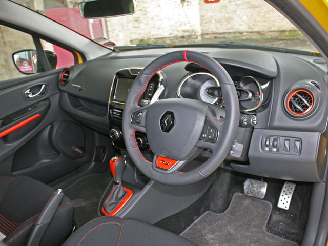 Interior of Renaultsport Clio 200 Turbo