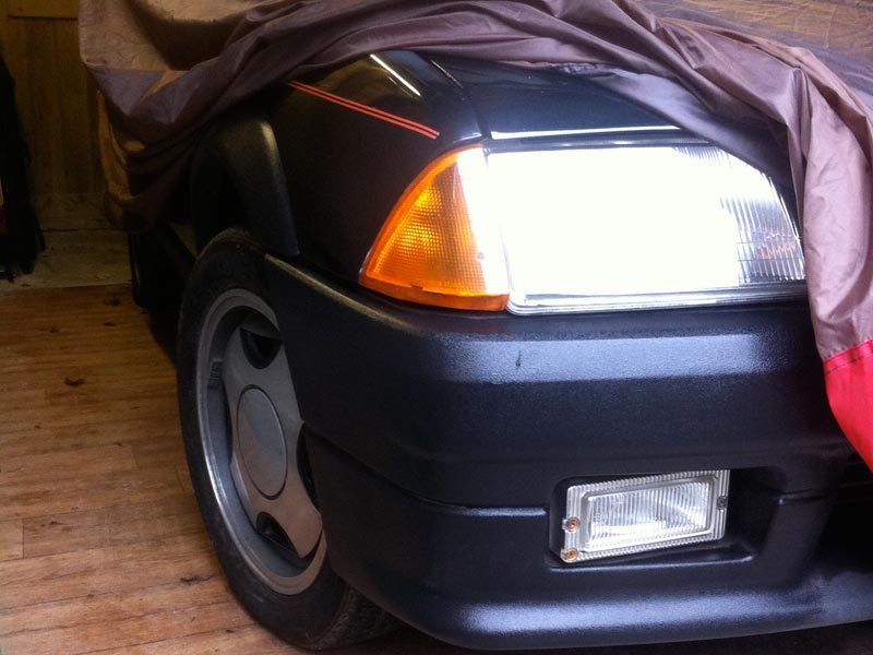 Citroen AX GT in garage