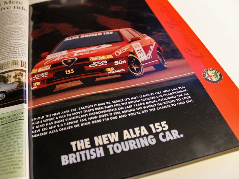 Alfa Romeo 155 magazine ad 1995