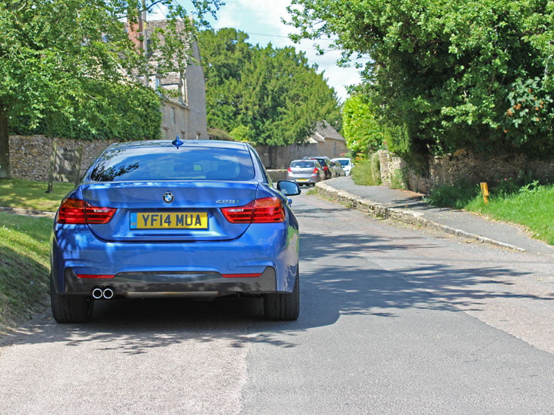 Rear of BMW 4 Series Gran Coupe