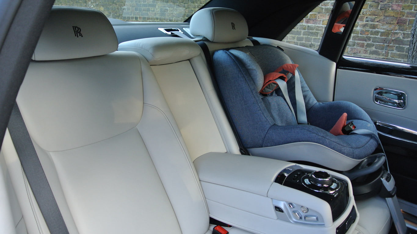 Rolls-Royce Ghost and baby seat
