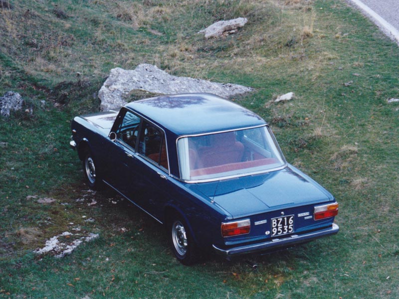 Rear of Italian Lancia 2000 Sedan