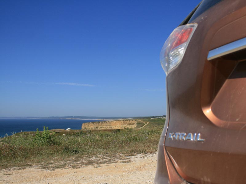 2014 Nissan X-Trail on coast of Portugal