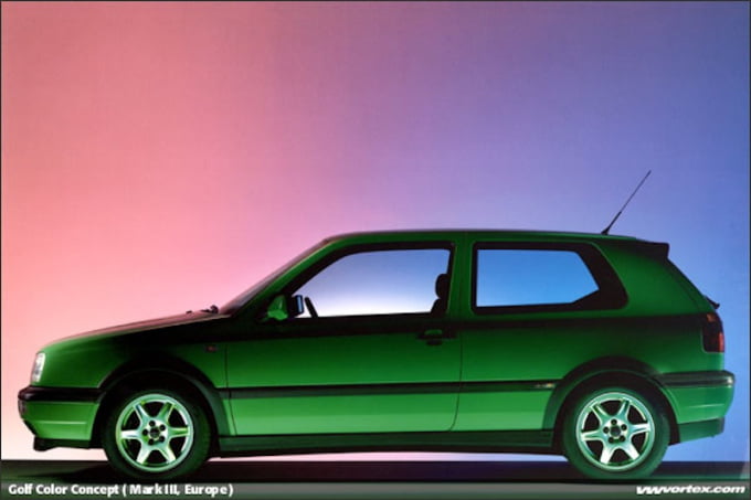 Parametre Bunke af Landbrugs Regrets: Volkswagen Golf GTi Colour Concept - PetrolBlog