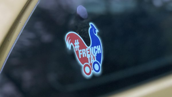 French Tat window sticker