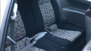 Proton Satria rear seats