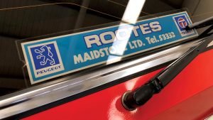 Rootes Peugeot Talbot dealer sticker