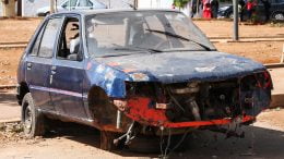 Peugeot 205 scrappage car