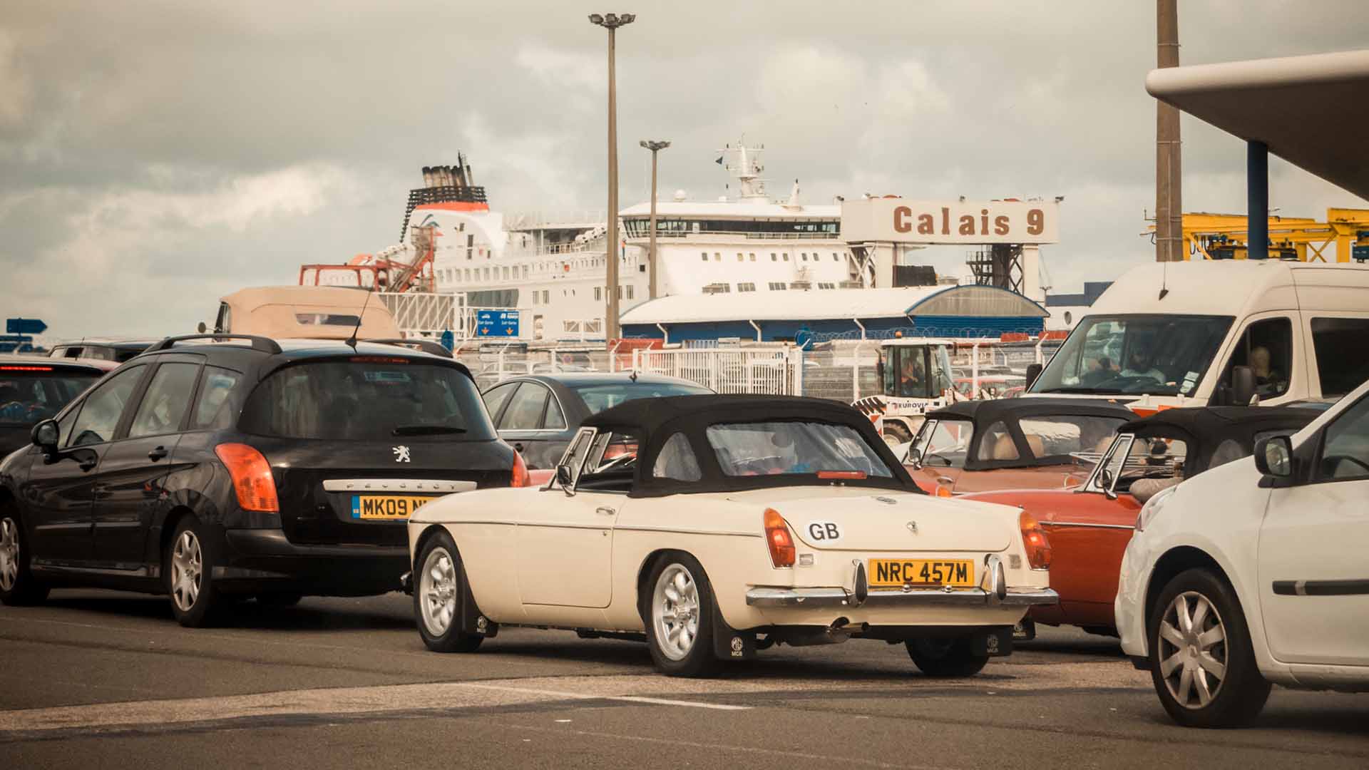MG at cross-Channel ferry