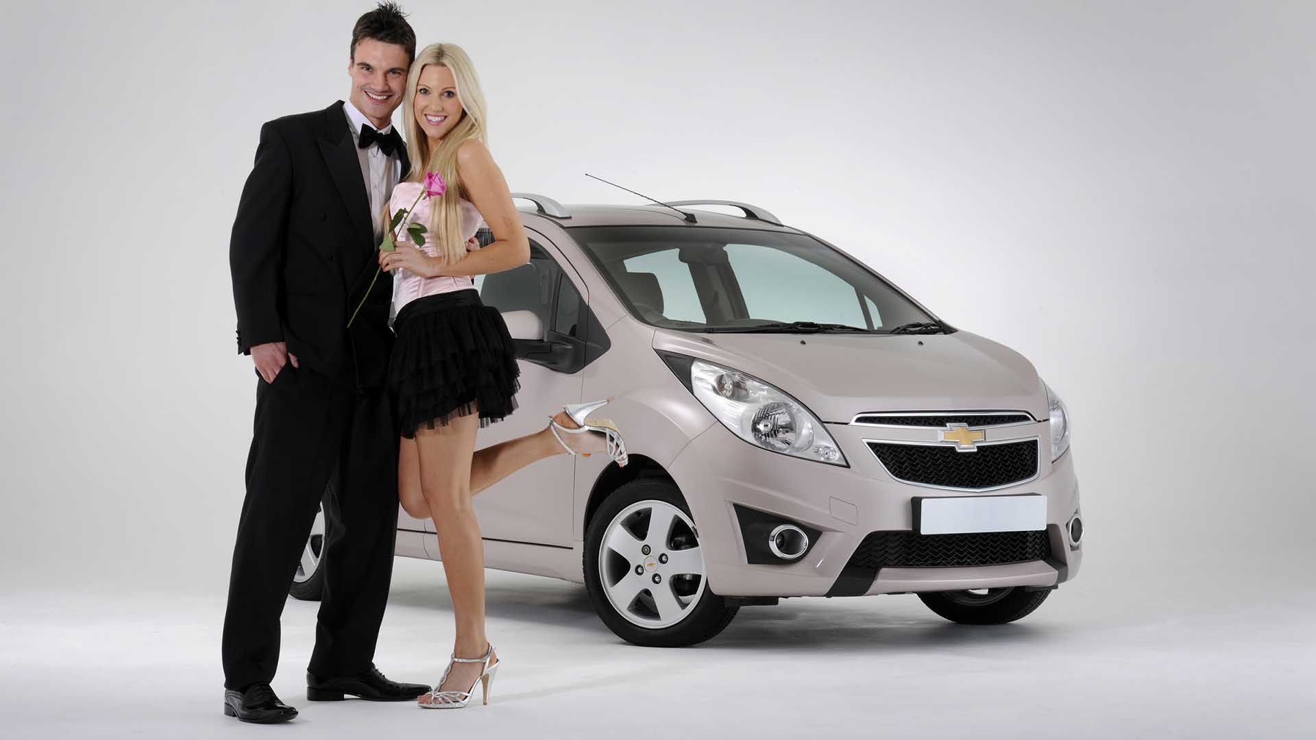 Chevrolet Spark and couple